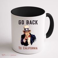 Funny Go Back To California Conservative Coffee Mug thumb 1
