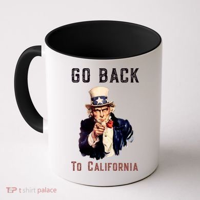 Funny Go Back To California Conservative Coffee Mug