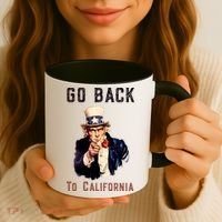 Funny Go Back To California Conservative Coffee Mug thumb 3