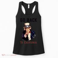 Funny Go Back To California Conservative Women's Tank Top thumb 0
