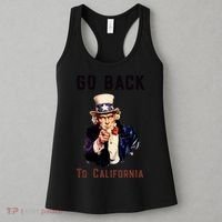 Funny Go Back To California Conservative Women's Tank Top thumb 3