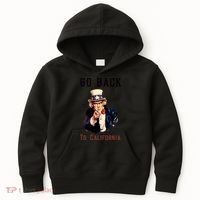 Funny Go Back To California Conservative Kids Hoodie thumb 0