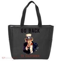 Funny Go Back To California Conservative Tote Bag thumb 0