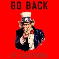 Funny Go Back To California Conservative Santa Hat thumb 1