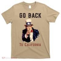 Funny Go Back To California Conservative T-Shirt thumb 0