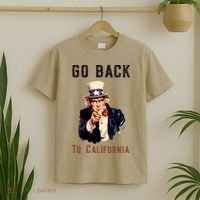 Funny Go Back To California Conservative T-Shirt thumb 2