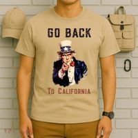 Funny Go Back To California Conservative T-Shirt thumb 6
