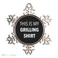 Funny Grilling Bbq Dad Father's Day Gift Sarcastic Gift Ornament thumb 0