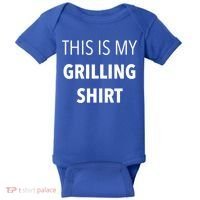Funny Grilling Bbq Dad Father's Day Gift Sarcastic Gift Baby Bodysuit thumb 0