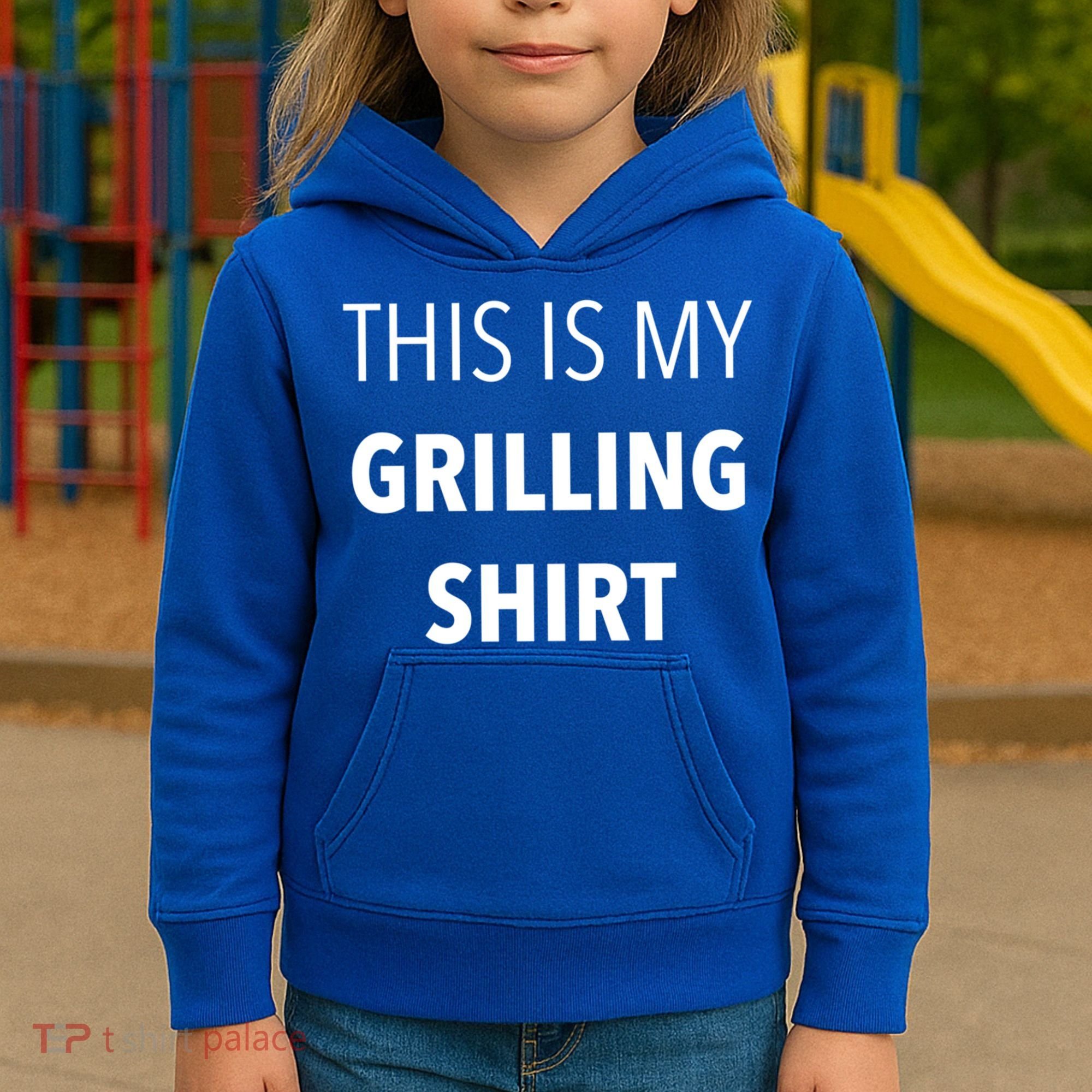 Funny Grilling Bbq Dad Father's Day Gift Sarcastic Gift Kids Hoodie