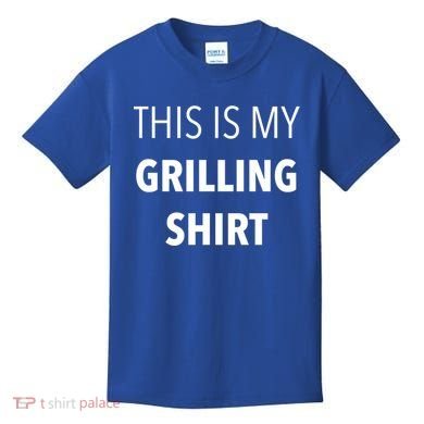 Funny Grilling Bbq Dad Father's Day Gift Sarcastic Gift Kids T-Shirt