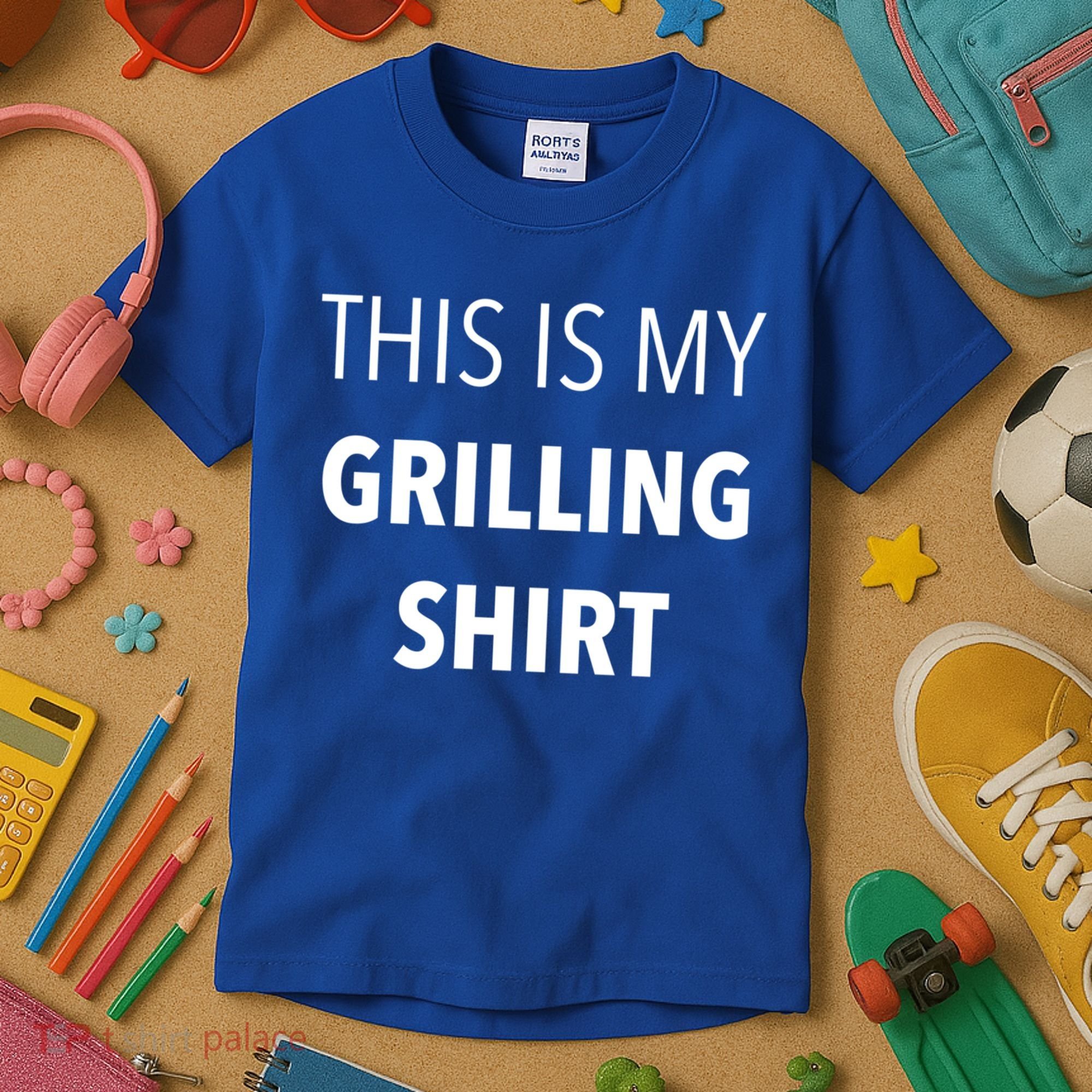 Funny Grilling Bbq Dad Father's Day Gift Sarcastic Gift Kids T-Shirt