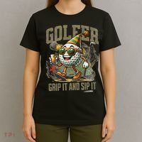 Funny Golf Ball Drinking, Golf Club Party 19th Hole Fans T-Shirt thumb 4