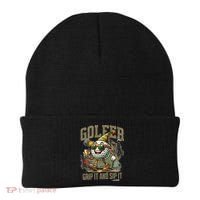 Funny Golf Ball Drinking, Golf Club Party 19th Hole Fans Beanie thumb 0