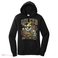 Funny Golf Ball Drinking, Golf Club Party 19th Hole Fans Women's Hoodie thumb 0