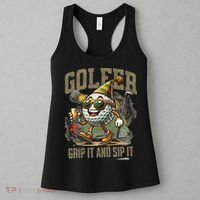 Funny Golf Ball Drinking, Golf Club Party 19th Hole Fans Women's Tank Top thumb 3