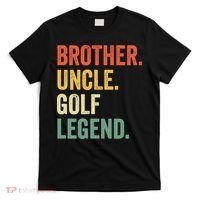 Funny Golfer Brother Uncle Golf Legend Golfing Vintage T-Shirt thumb 0