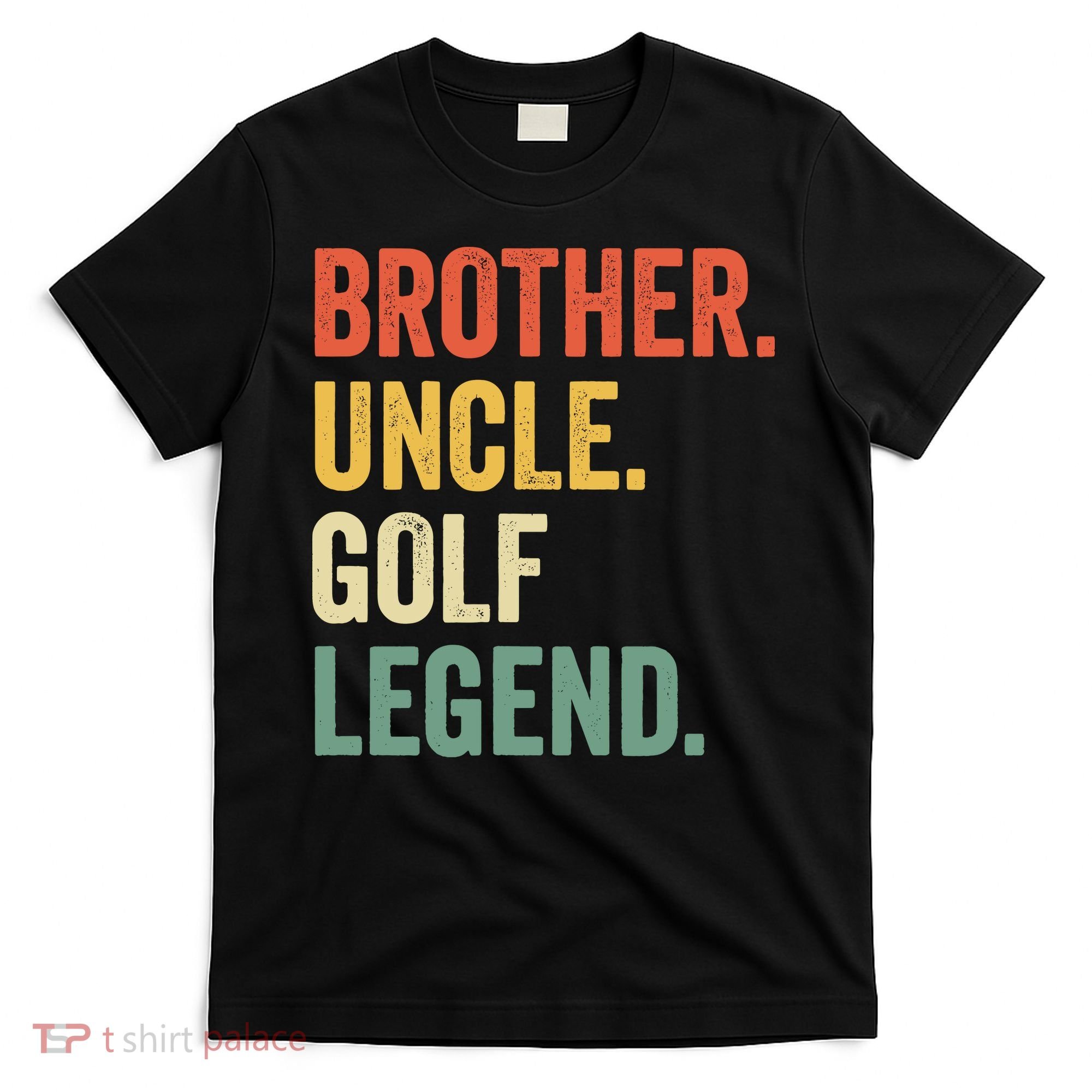 Funny Golfer Brother Uncle Golf Legend Golfing Vintage T-Shirt