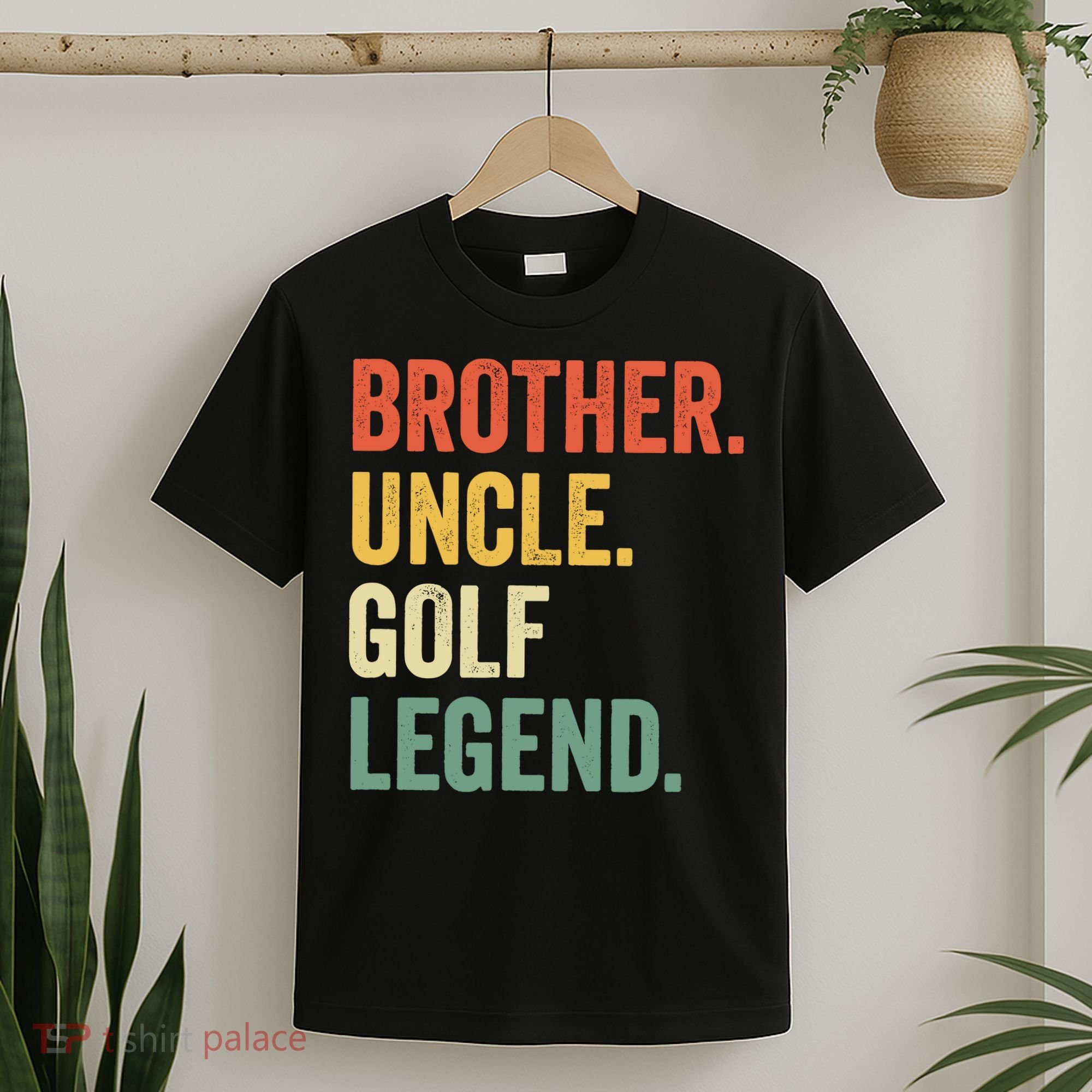 Funny Golfer Brother Uncle Golf Legend Golfing Vintage T-Shirt