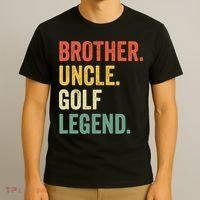 Funny Golfer Brother Uncle Golf Legend Golfing Vintage T-Shirt thumb 3