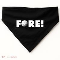 Fore Golf Ball Golf Lover USA-Made Doggie Bandana thumb 0