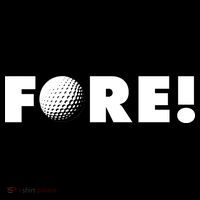 Fore Golf Ball Golf Lover USA-Made Doggie Bandana thumb 2