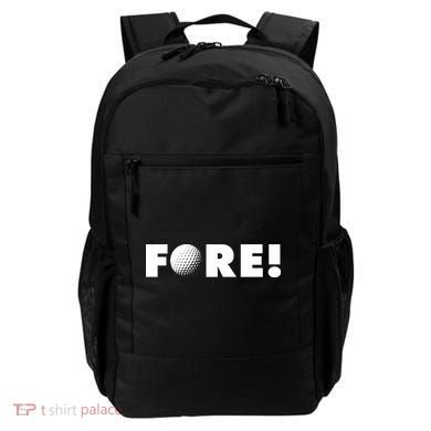 Fore Golf Ball Golf Lover Backpack