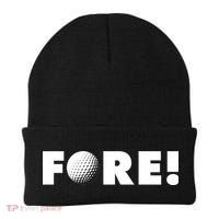 Fore Golf Ball Golf Lover Beanie thumb 0