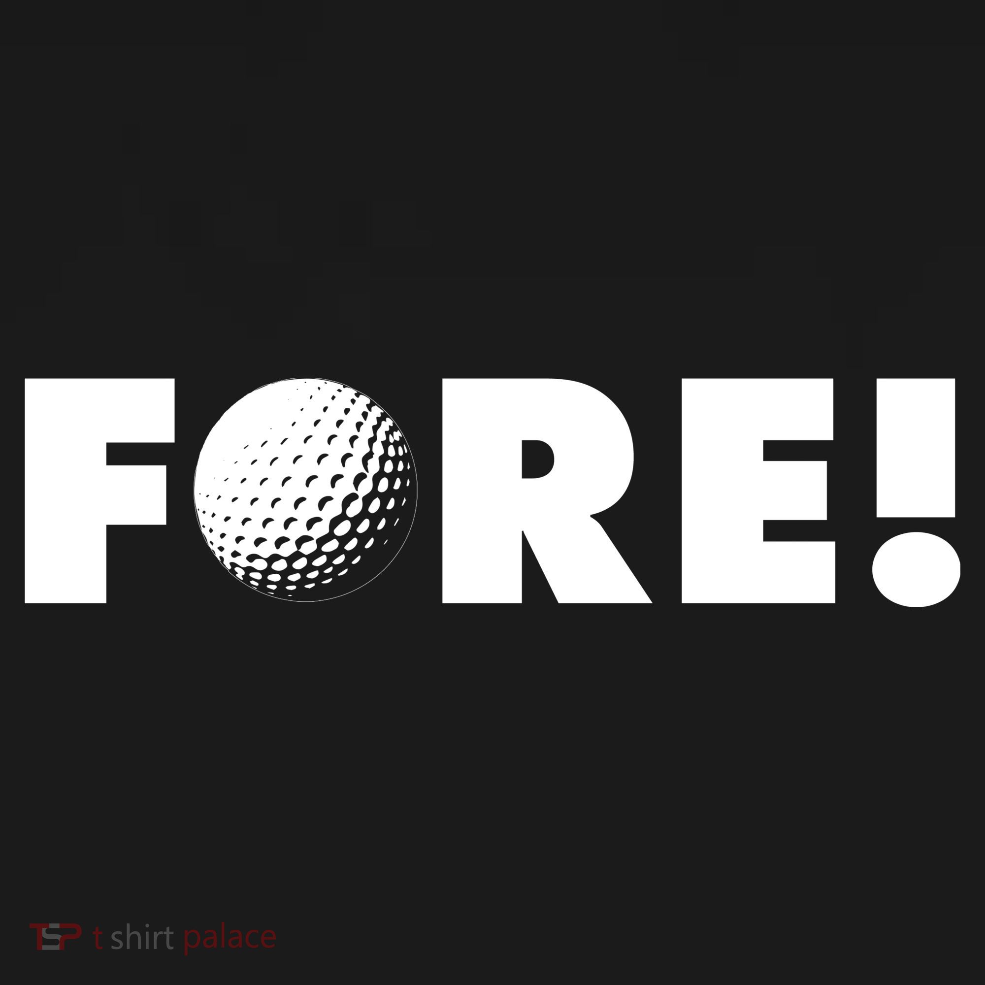 Fore Golf Ball Golf Lover Polo