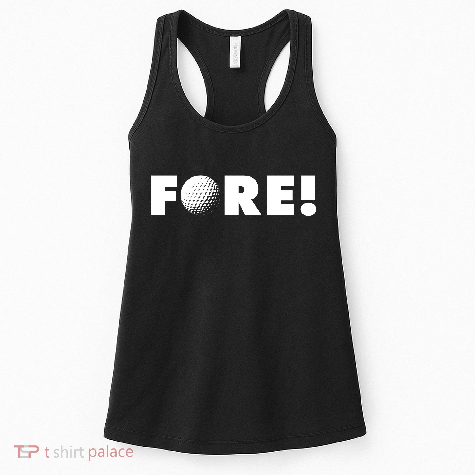 Fore Golf Ball Golf Lover Women's Tank Top
