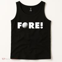Fore Golf Ball Golf Lover Tank Top thumb 2