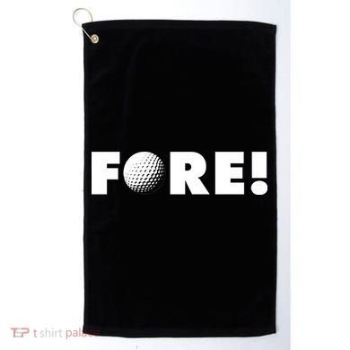 Fore Golf Ball Golf Lover Golf Towel