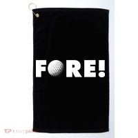 Fore Golf Ball Golf Lover Golf Towel thumb 0