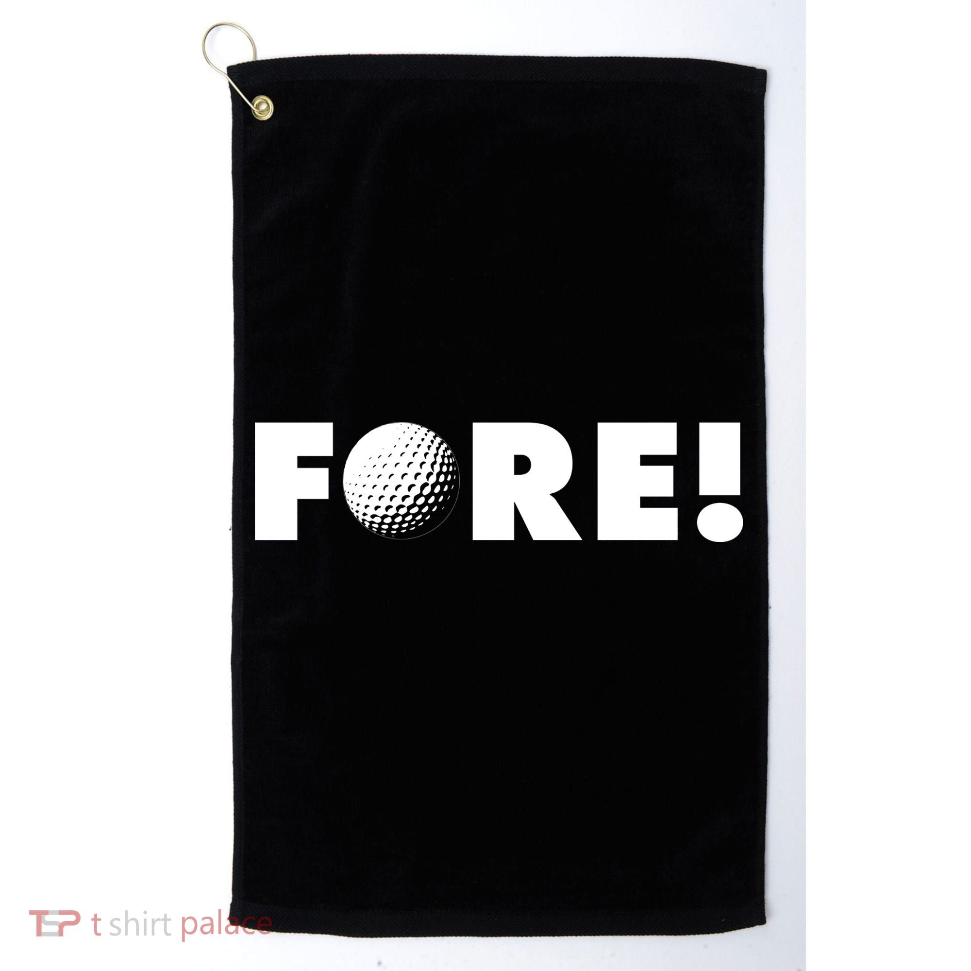 Fore Golf Ball Golf Lover Golf Towel