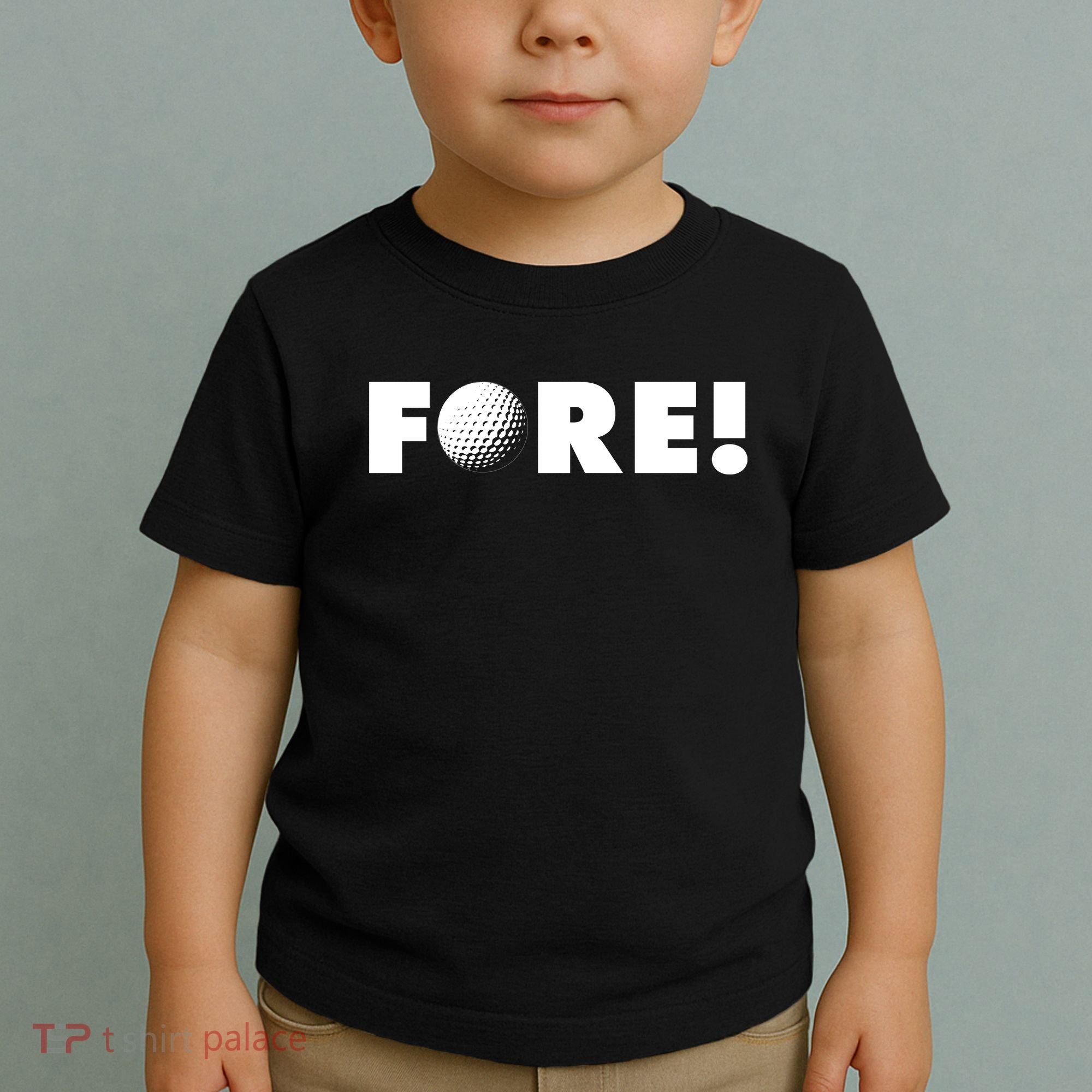 Fore Golf Ball Golf Lover Toddler T-Shirt