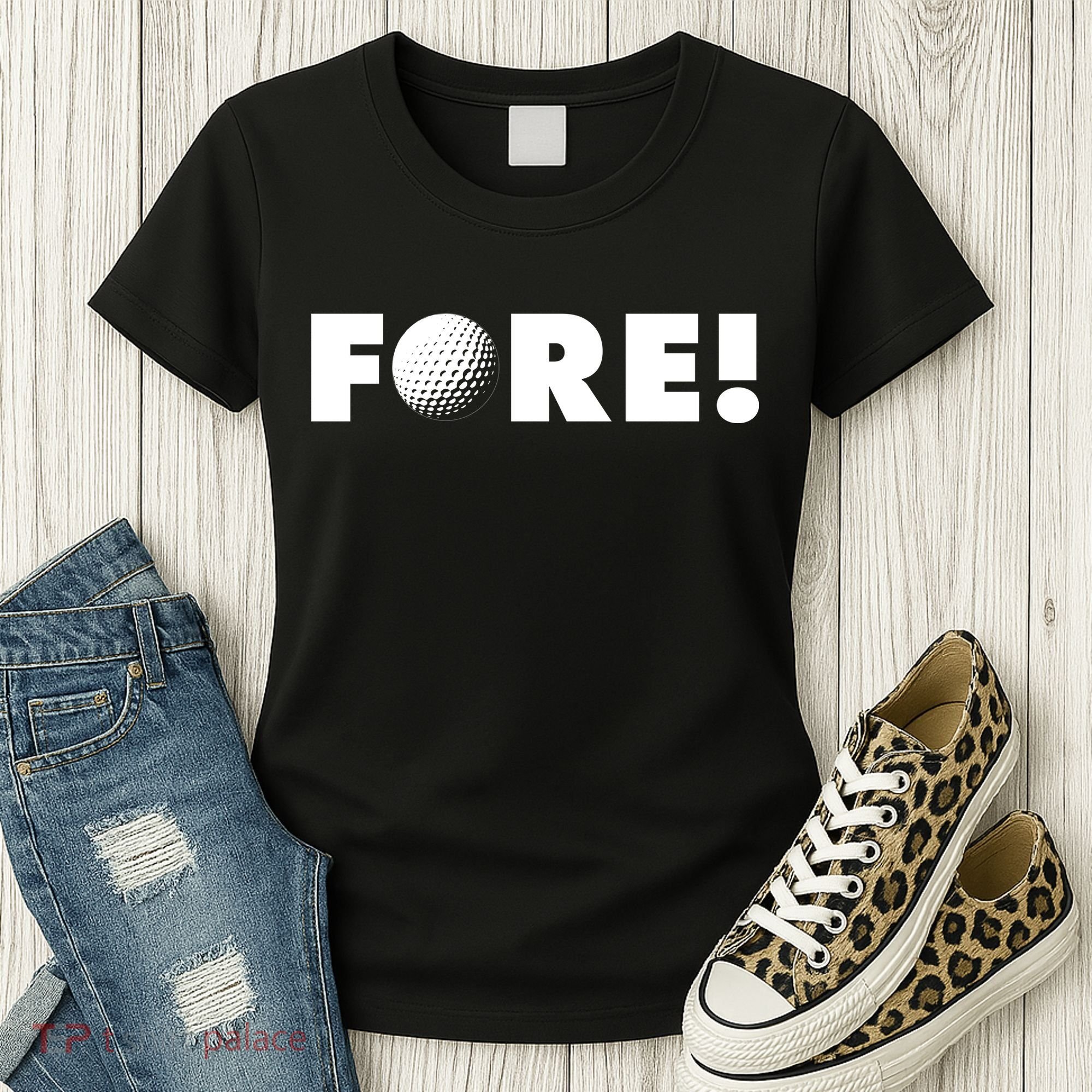 Fore Golf Ball Golf Lover Women's T-Shirt