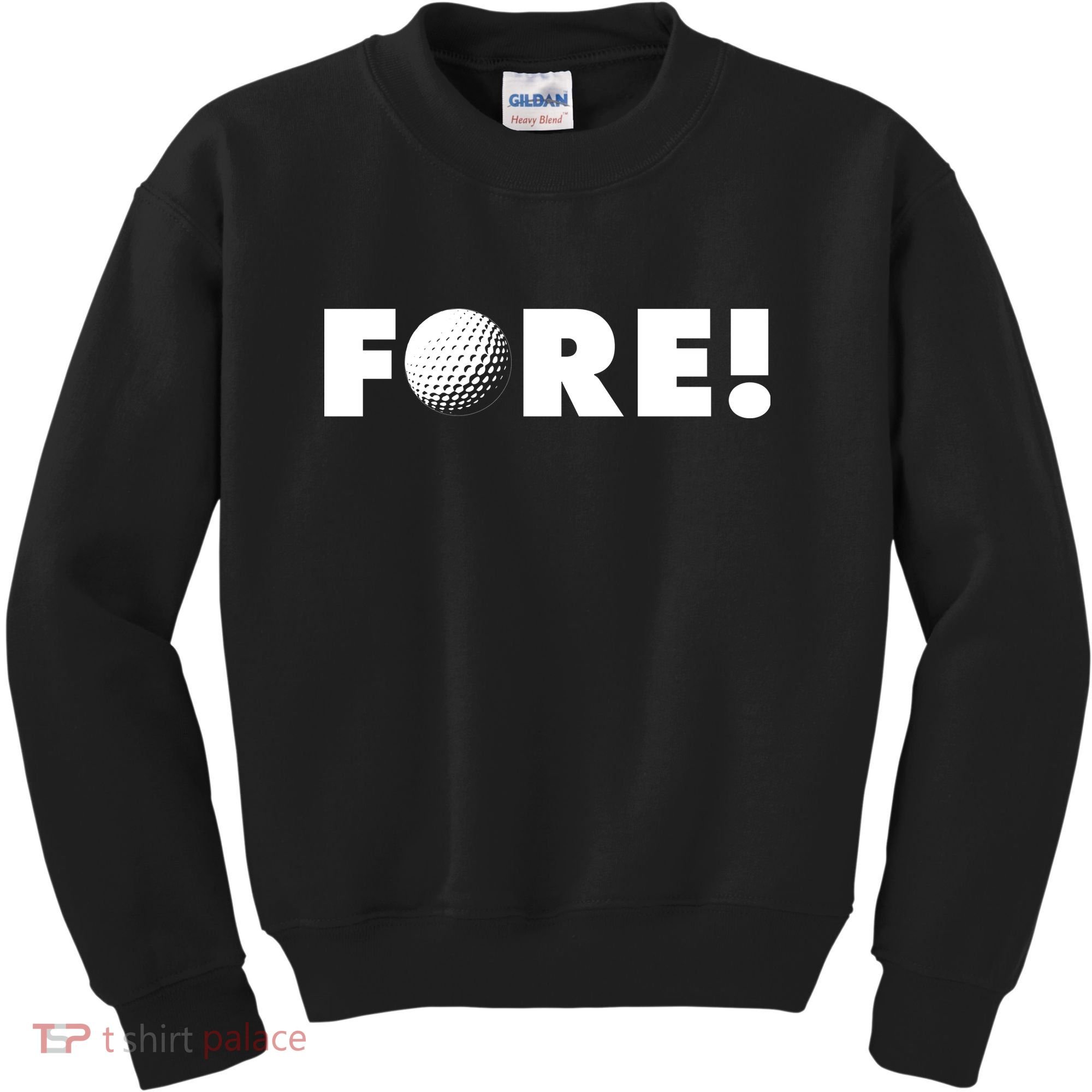 Fore Golf Ball Golf Lover Kids Sweatshirt