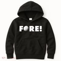 Fore Golf Ball Golf Lover Kids Hoodie thumb 0