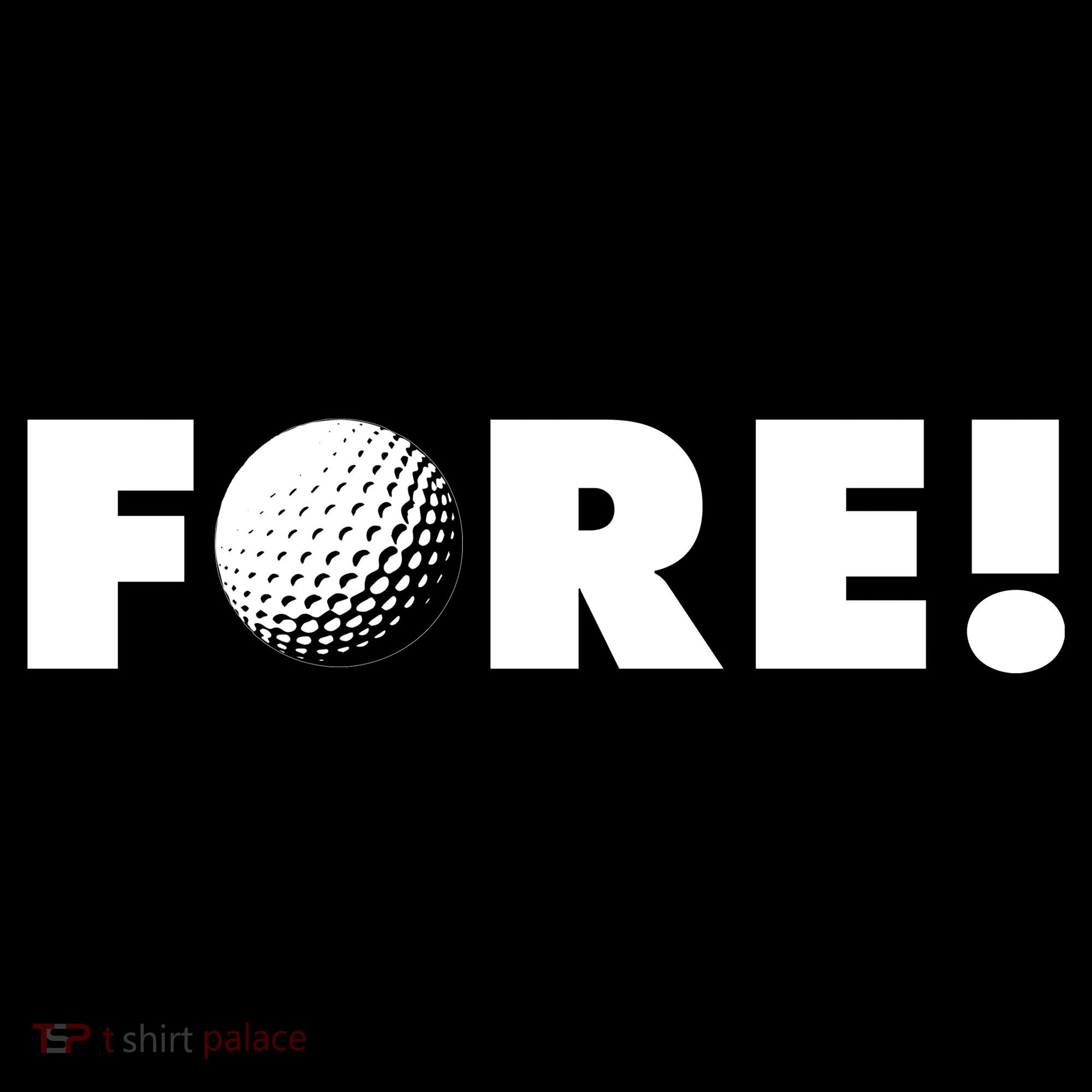 Fore Golf Ball Golf Lover Kids Long Sleeve Shirt