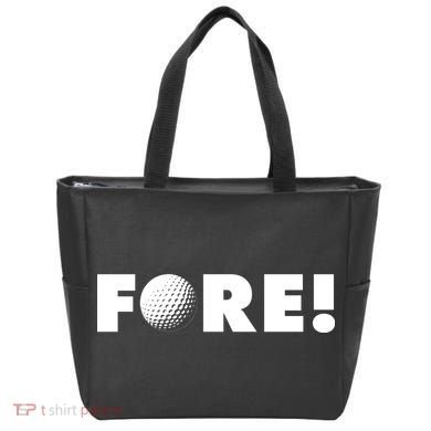 Fore Golf Ball Golf Lover Tote Bag