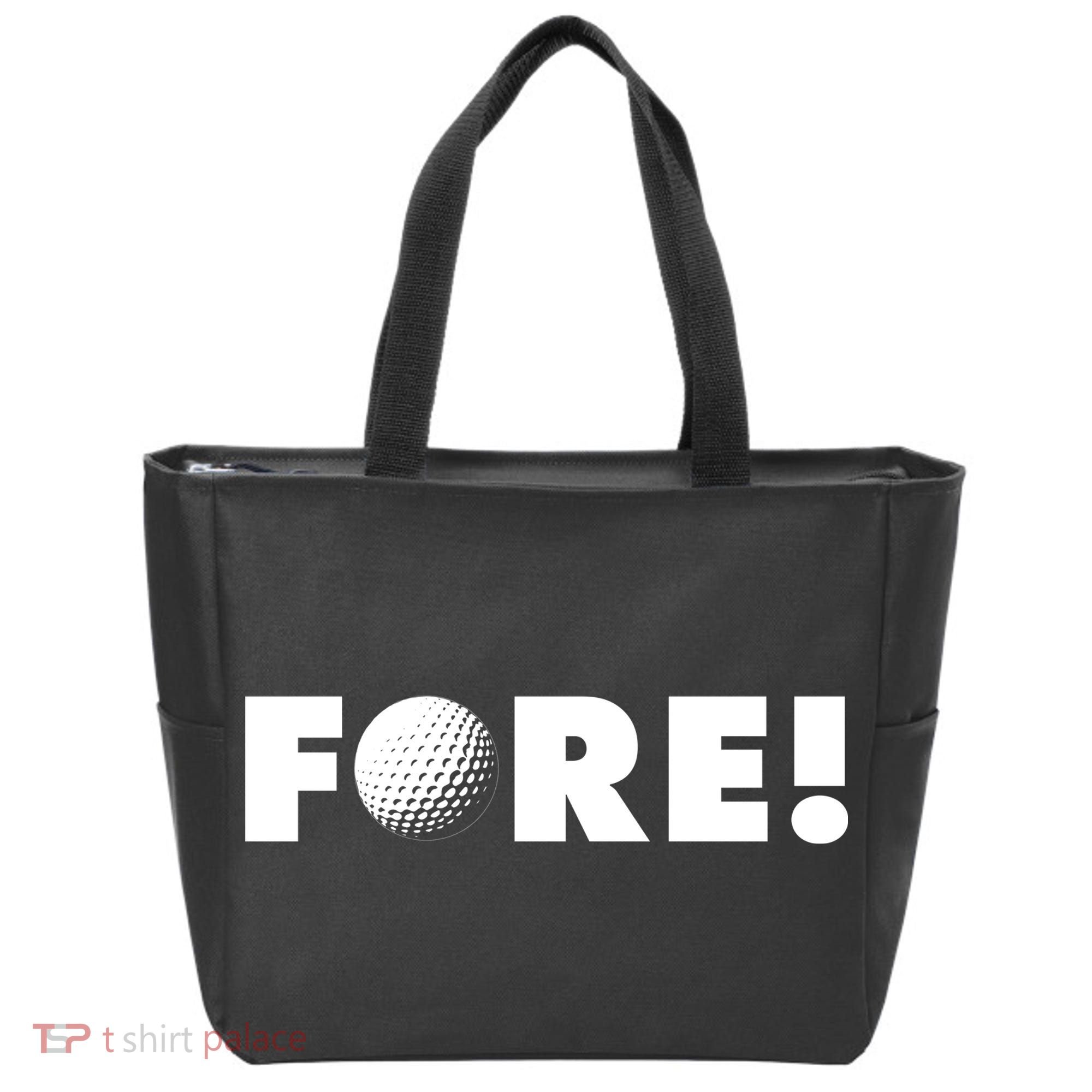 Fore Golf Ball Golf Lover Tote Bag