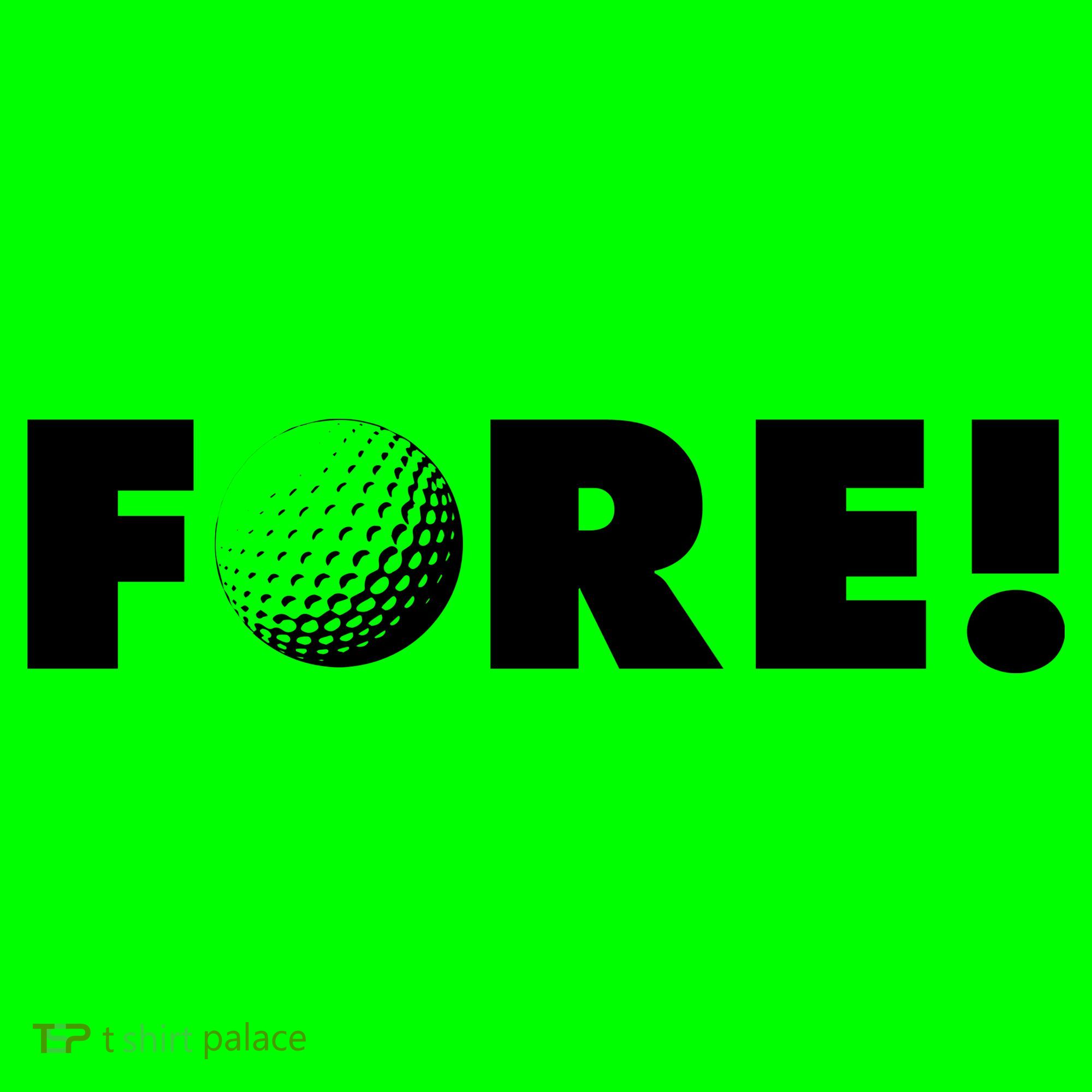 Fore Golf Ball Golf Lover Coaster
