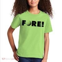 Fore Golf Ball Golf Lover Kids T-Shirt thumb 2