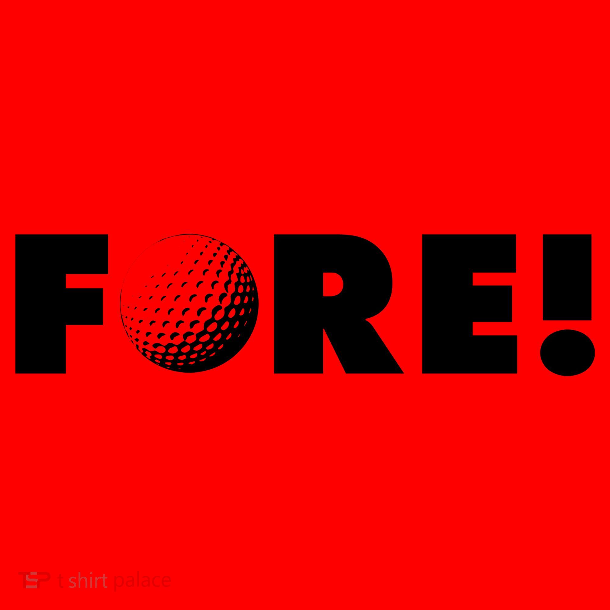 Fore Golf Ball Golf Lover Santa Hat