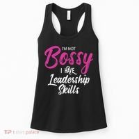 Funny Girl Boss I'm Not Bossy I Have Leadership Skills Women's Tank Top thumb 0