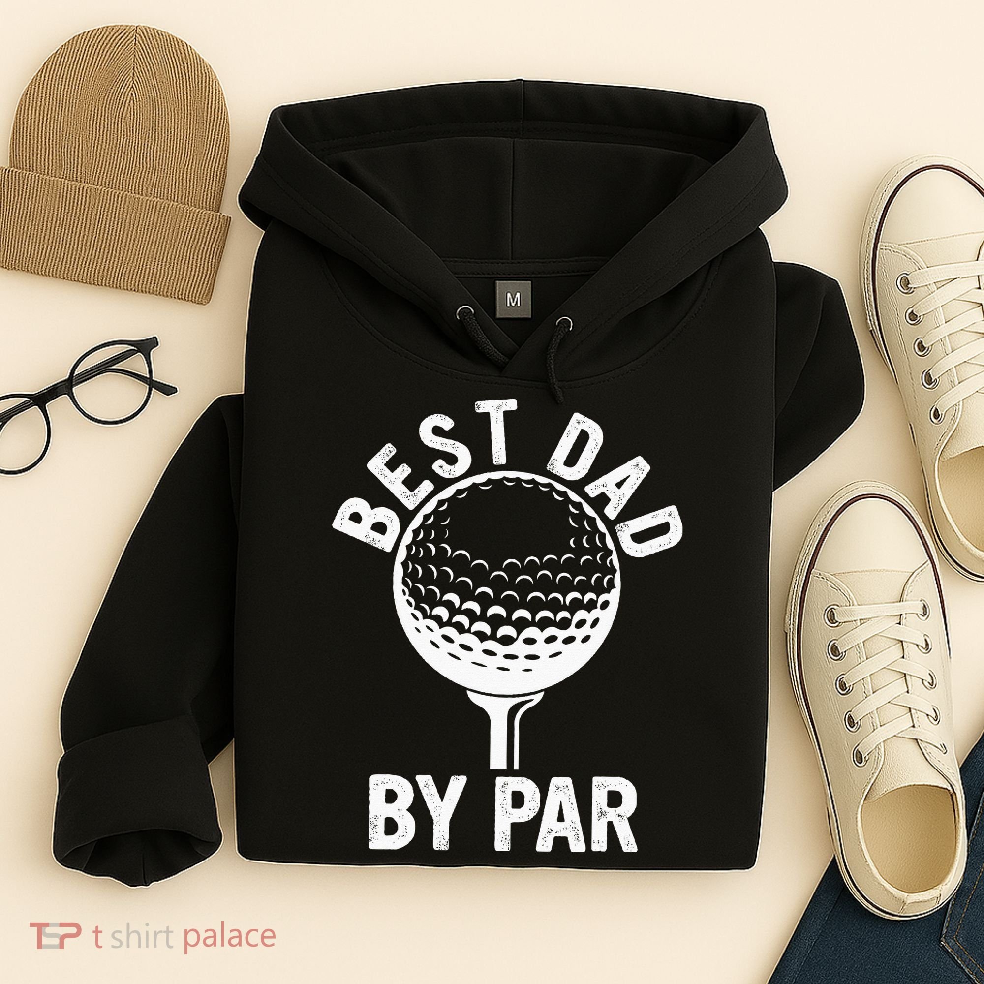 Funny Golfing Best Dad By Par Golf For Dads Hoodie