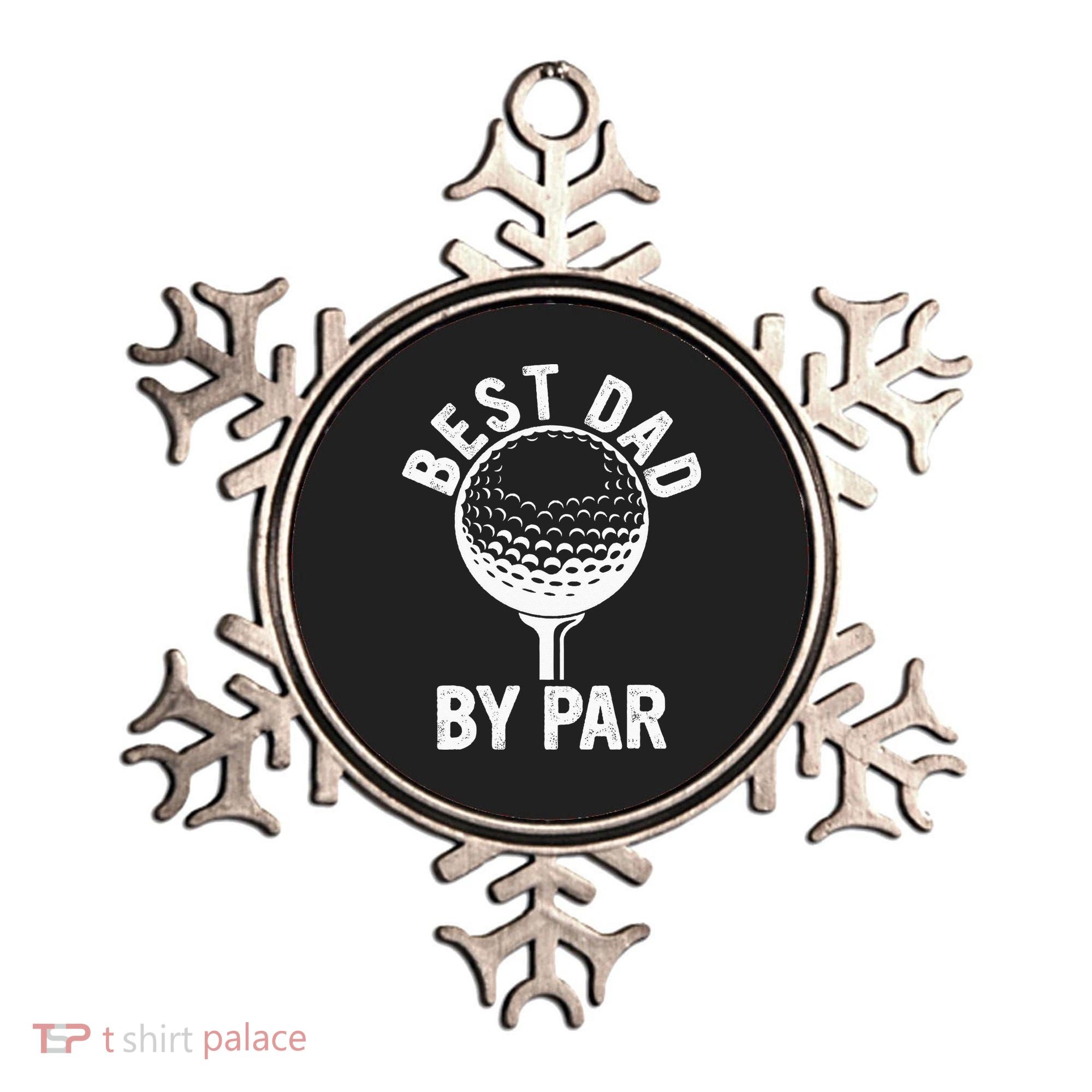 Funny Golfing Best Dad By Par Golf For Dads Ornament