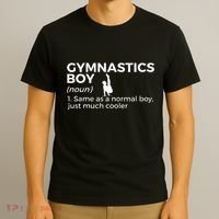 Funny Gymnastics Boy Definition Gymnast T-Shirt thumb 3