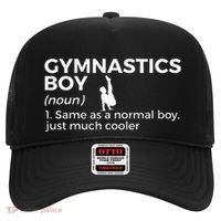 Funny Gymnastics Boy Definition Gymnast Hat thumb 0