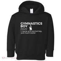 Funny Gymnastics Boy Definition Gymnast Toddler Hoodie thumb 0